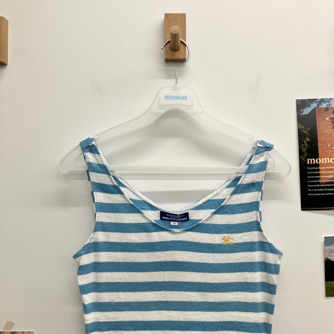 버버리 스트라이프 슬리브리스 상품이미지2