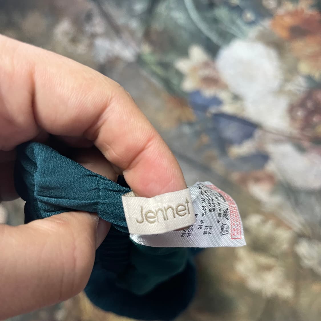 빈티지 Jennet 그린 와이드팬츠 치마바지 Free 상품이미지5