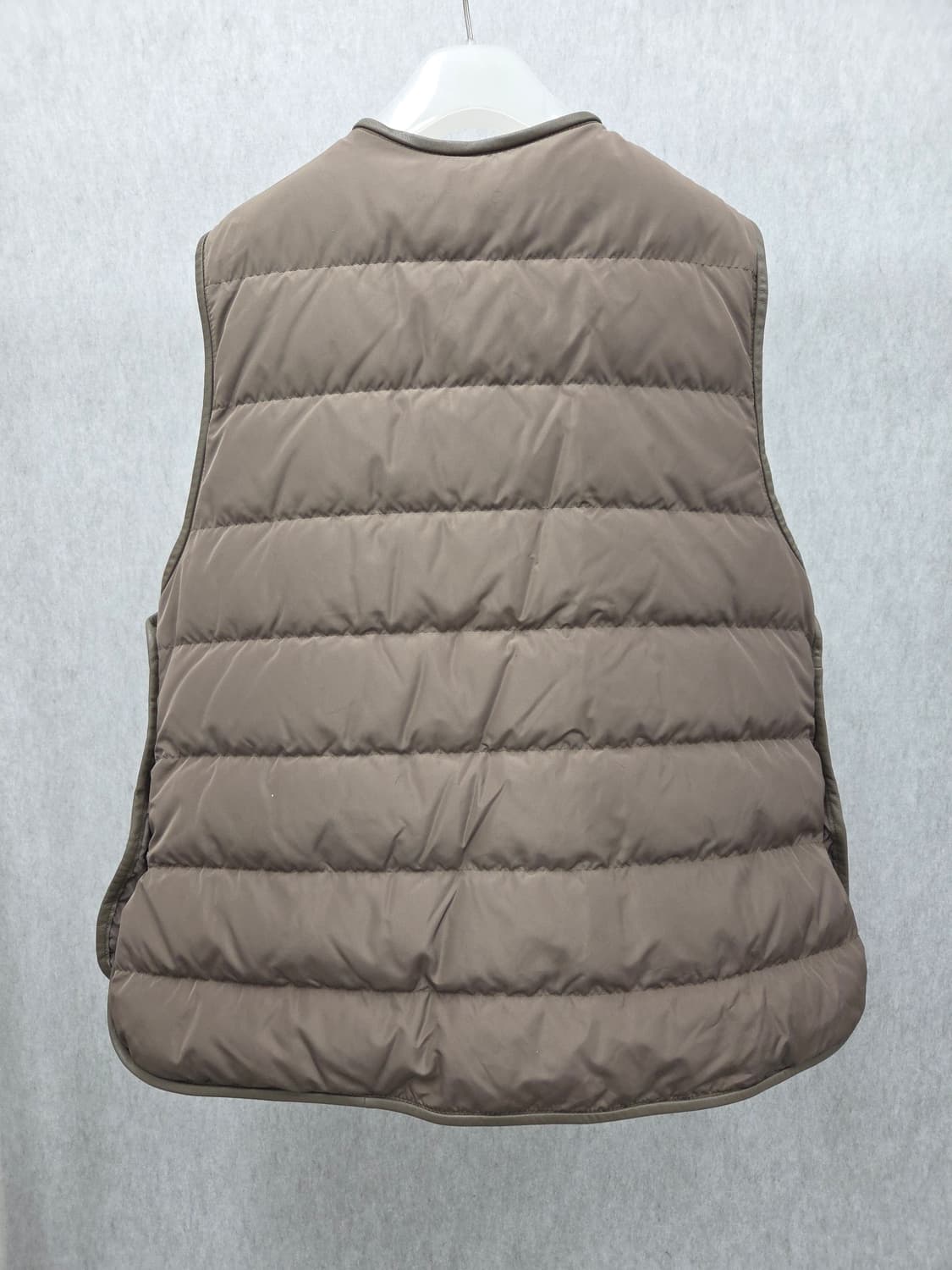 여성 77size 박춘무 양모 양가죽 오리털 조끼 베스트 상품이미지2