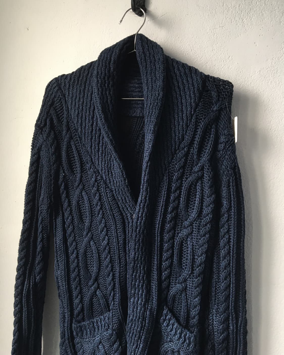 Cable heavy knit cardigan 상품이미지3
