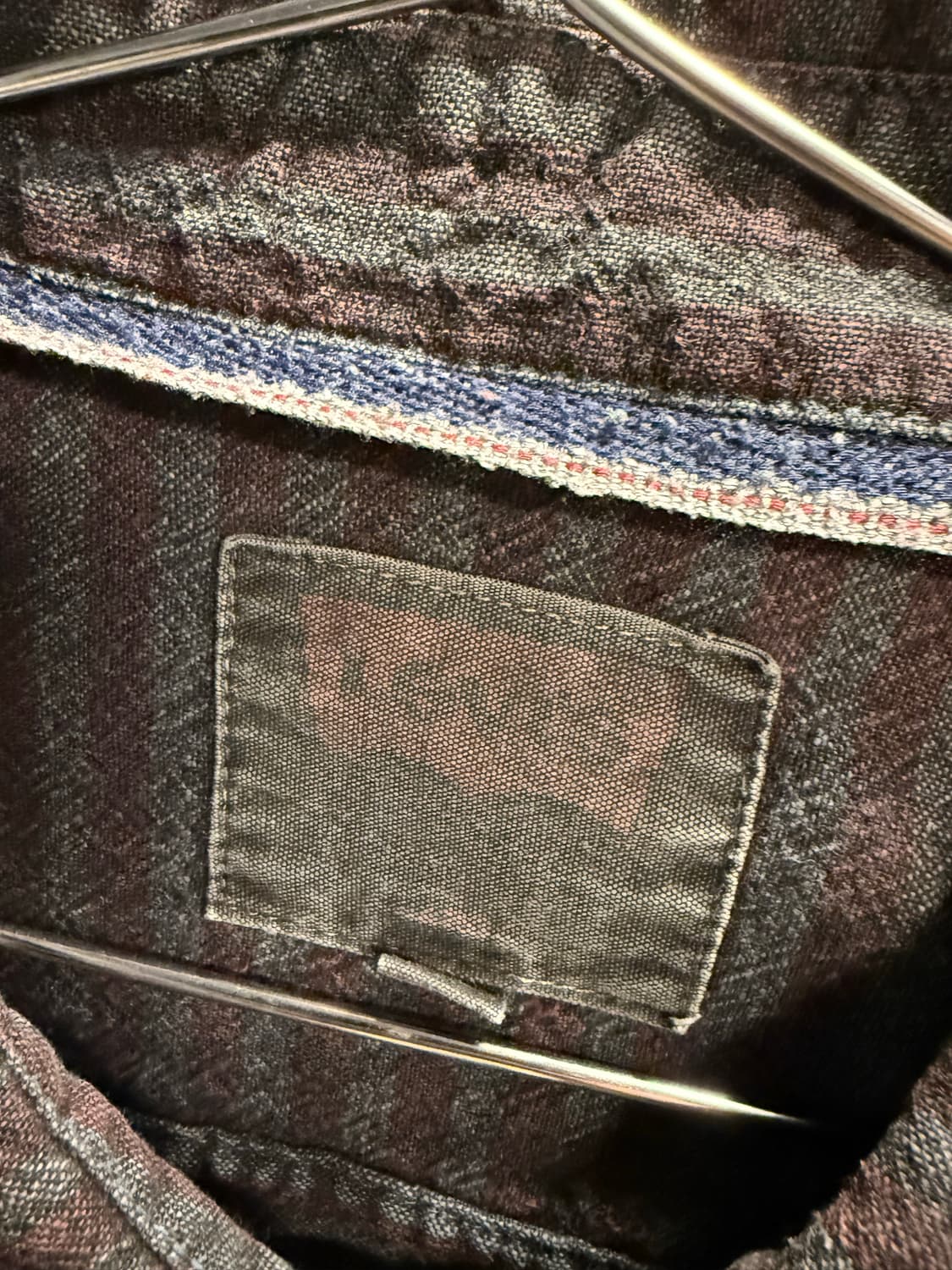 L 리바이스 LEVIS 투포켓 스트라이프 셔츠 브라운 상품이미지6