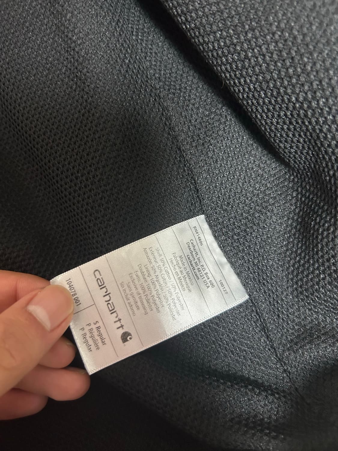 칼하트 후드집업 s 상품이미지4