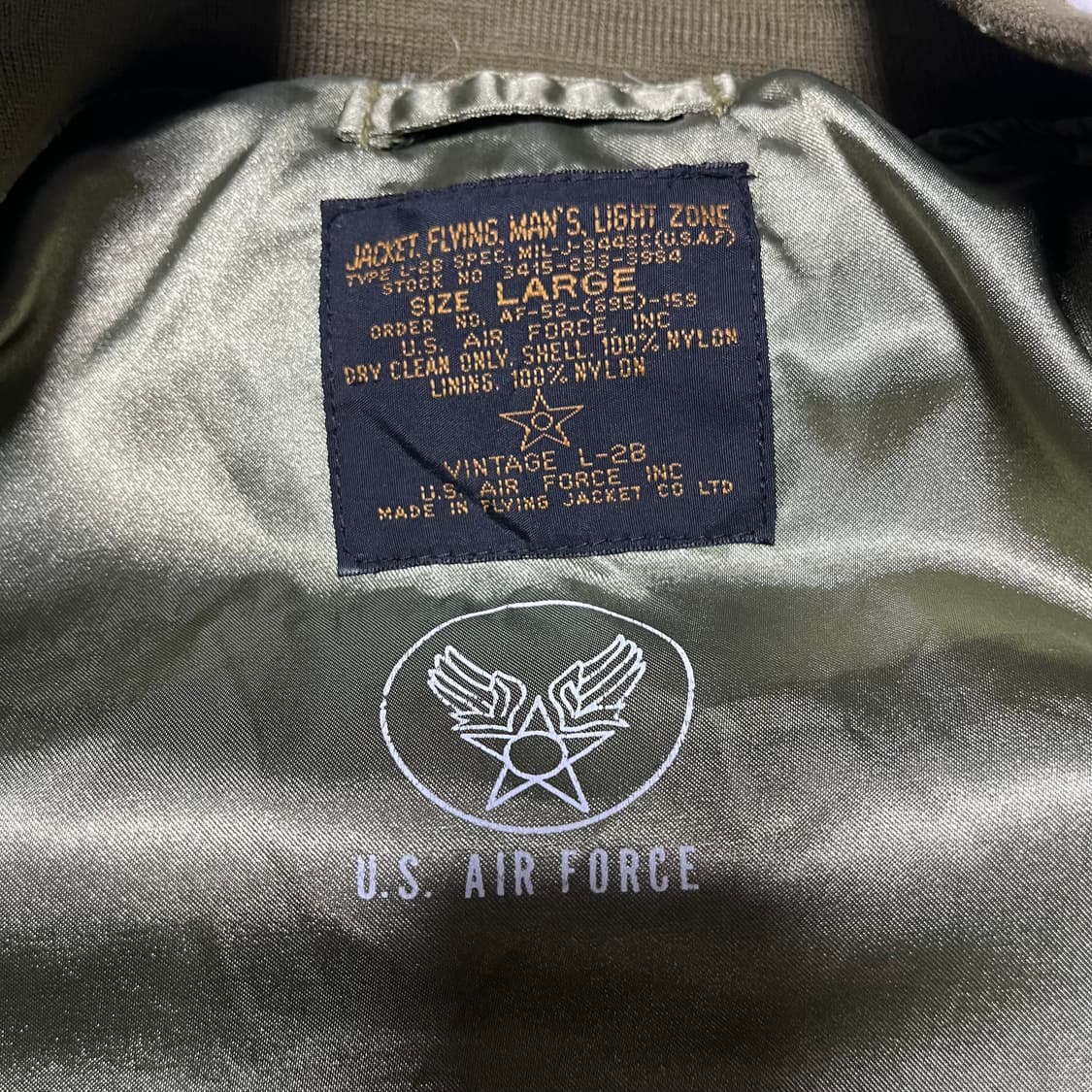 USAF L2B 공군 자켓 L사이즈 상품이미지4