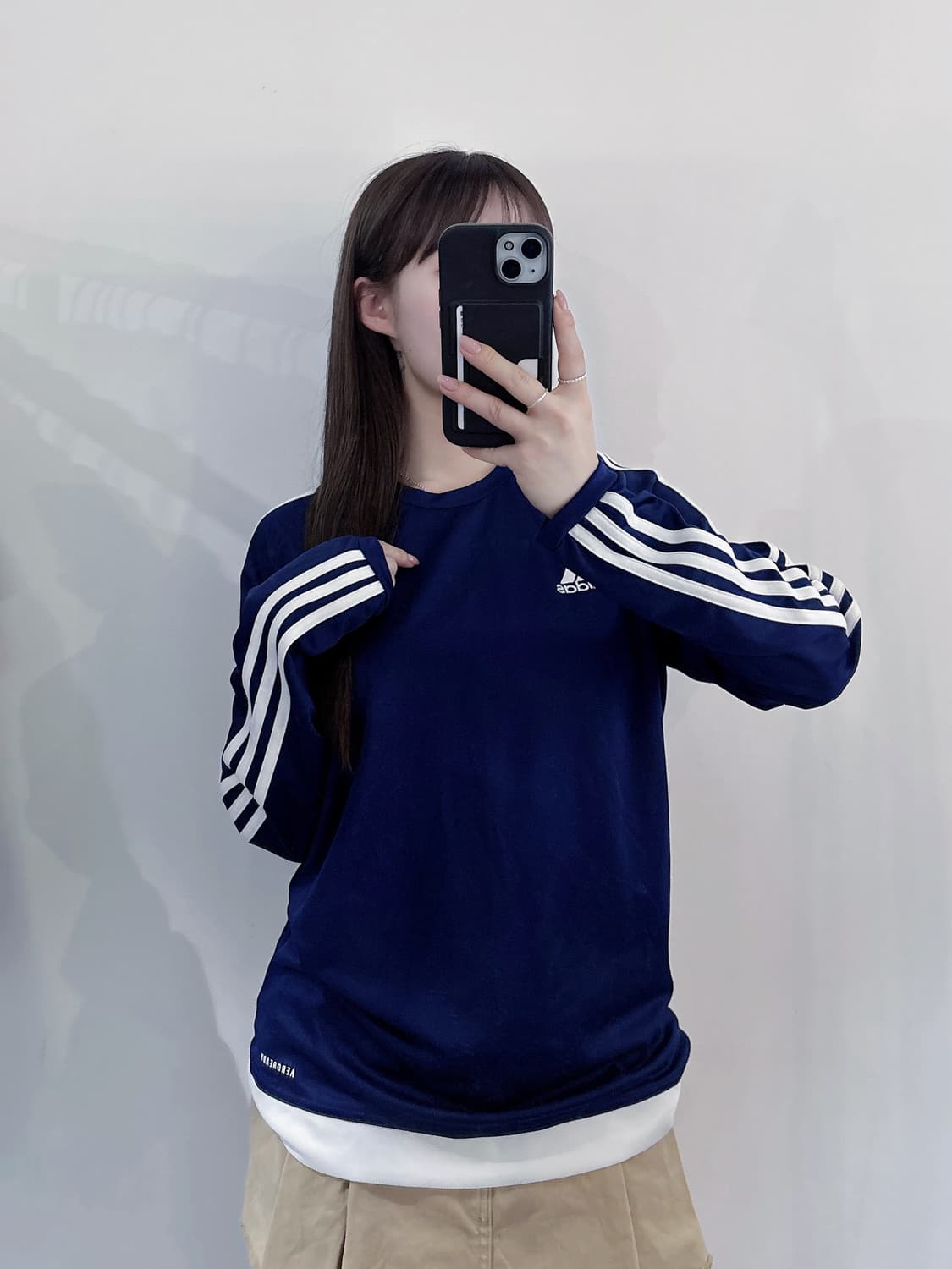 아디다스 스몰로고 삼선 트랙 롱슬리브 상품이미지1