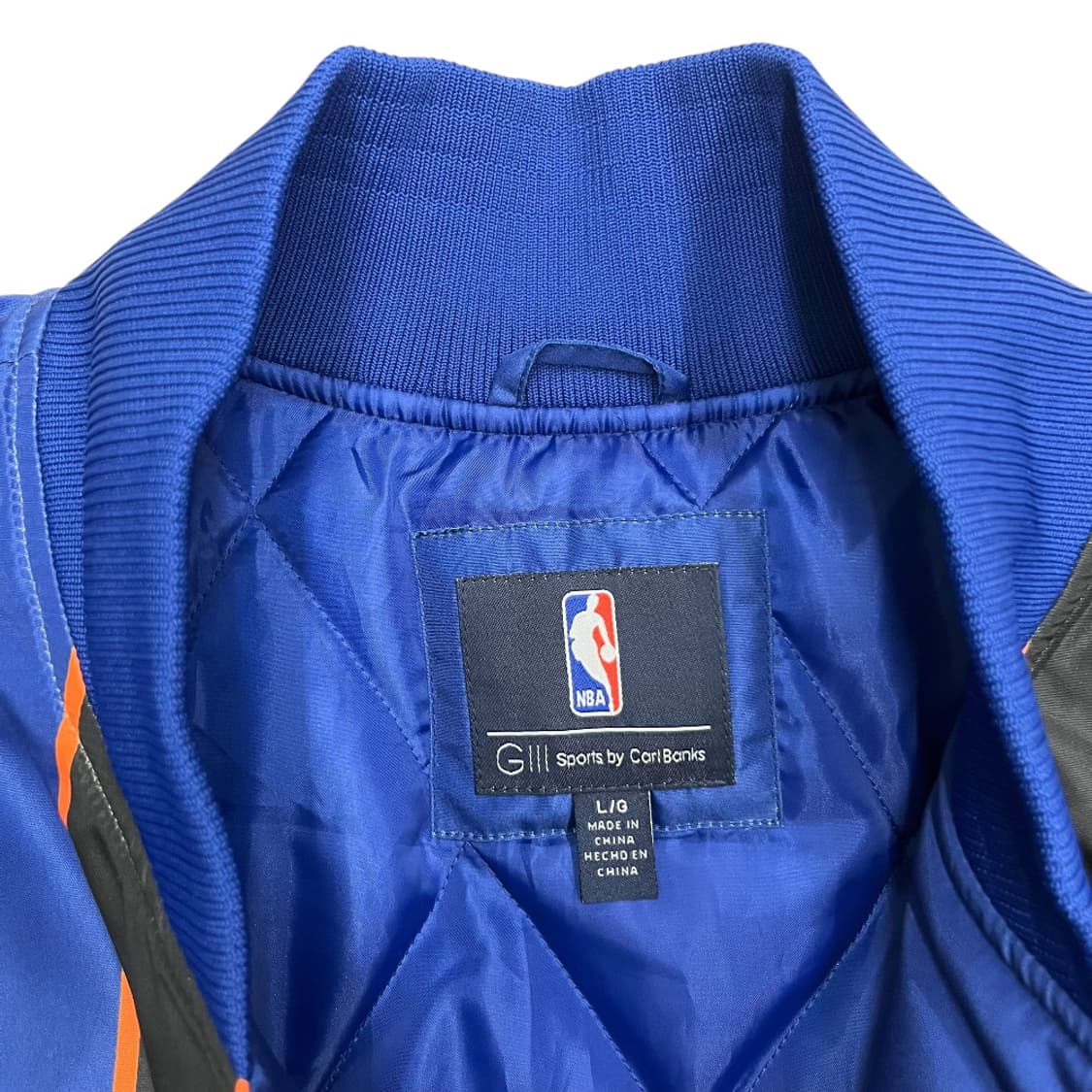 NBA 00's G3 스포츠 뉴욕 닉스 빅로고 윈터 바시티 상품이미지5