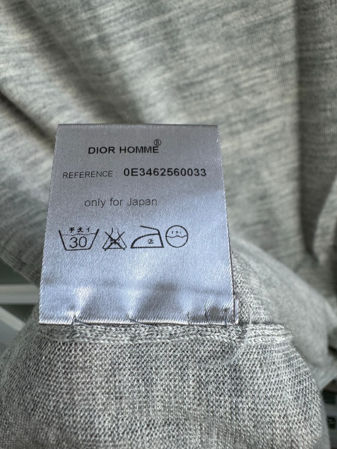 [Dior Homme] 디올 옴므 남성 울 긴팔 티셔츠 상품이미지6