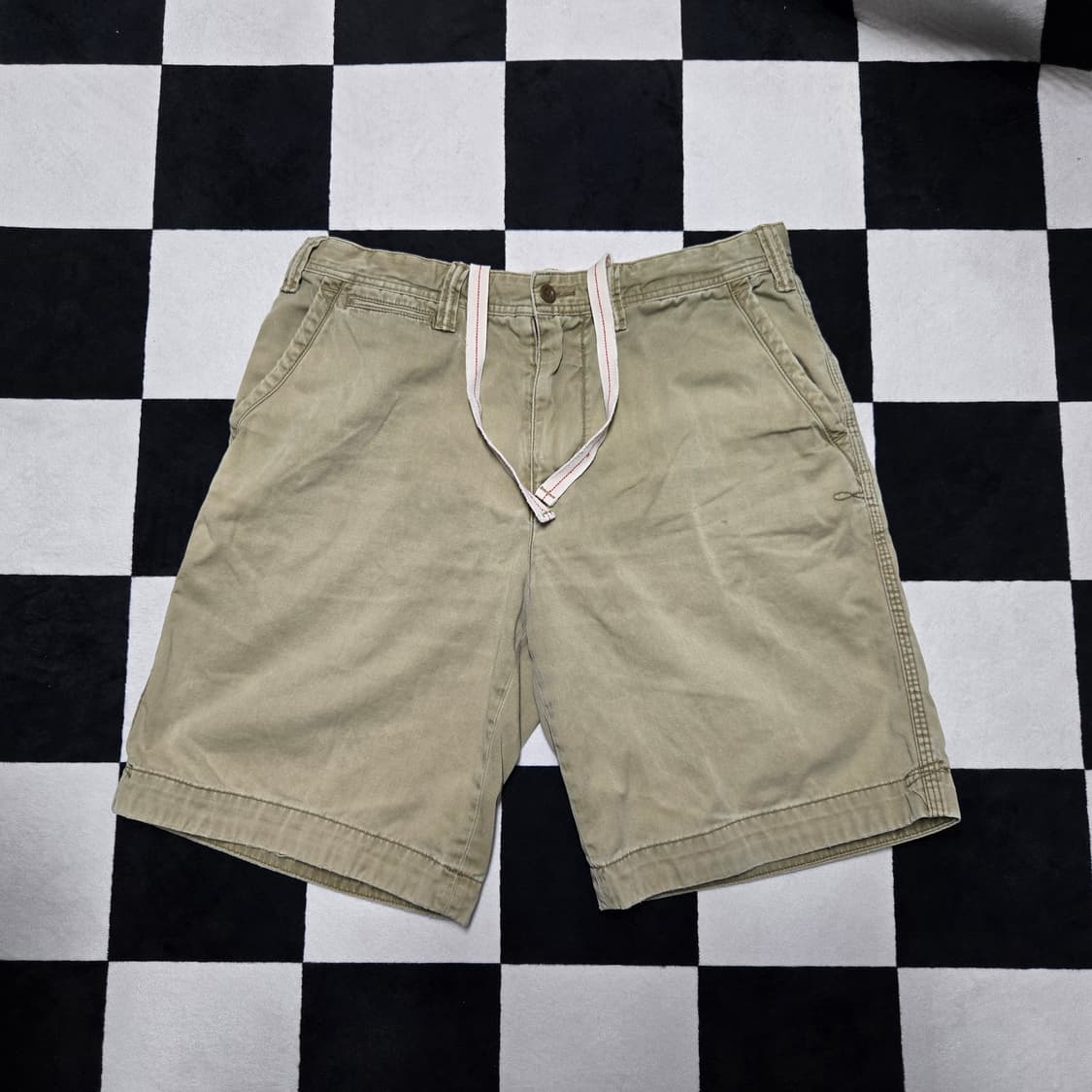 32 폴로랄프로렌 빈티지 하프 쇼츠 카키 상품이미지1