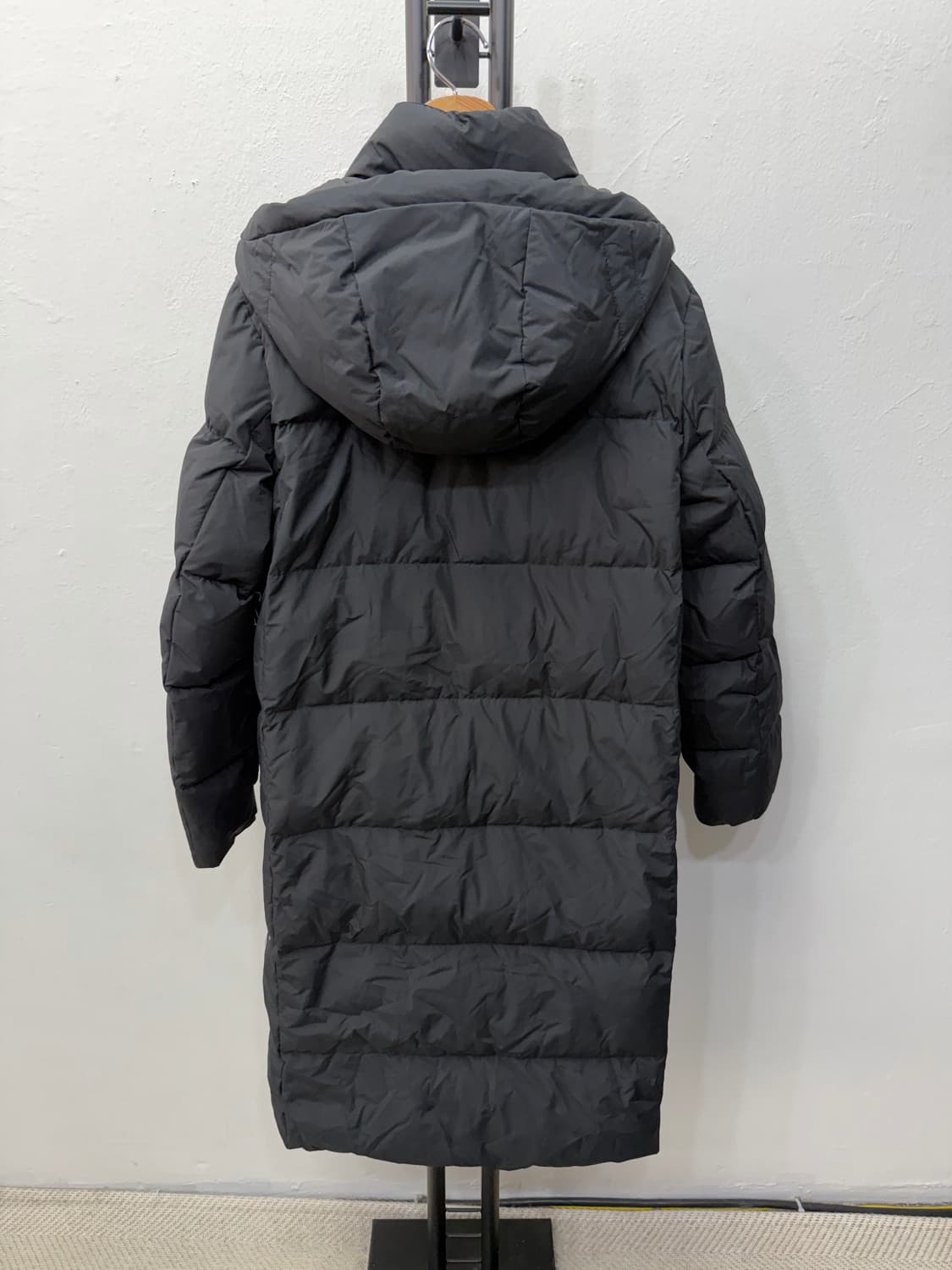 정품) 디스커버리 블랙 롱패딩 95 상품이미지6