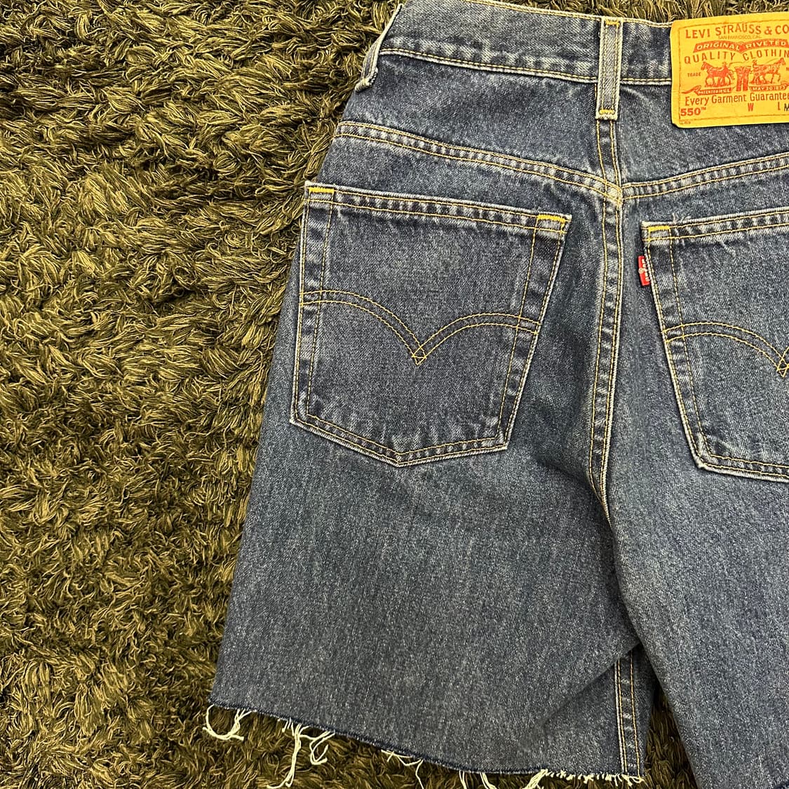 (27inch) 빈티지 리바이스 데님 쇼츠 청 반바지 상품이미지4