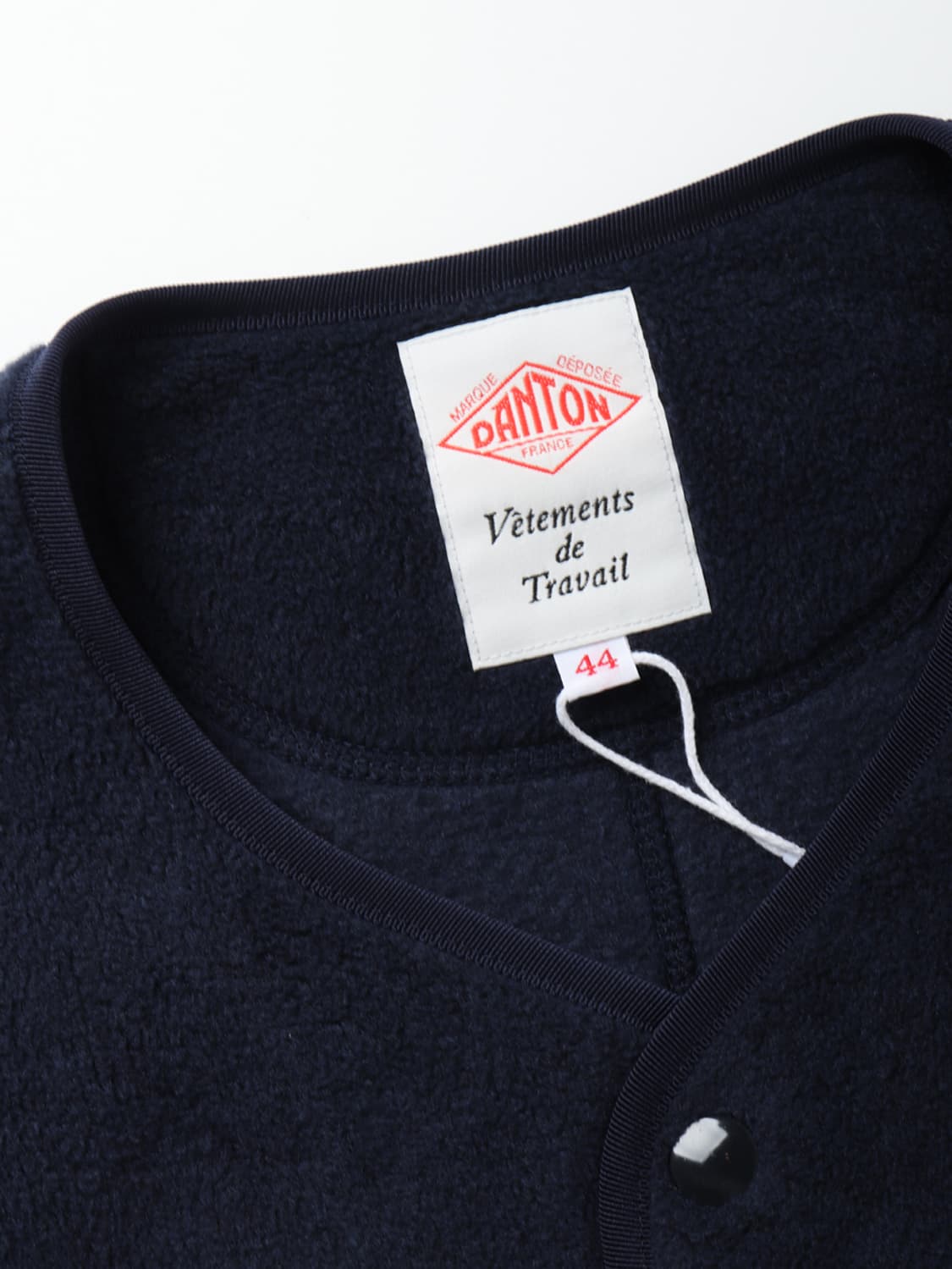 DANTON × BEAMS Fleece Collarless Jacket 상품이미지7