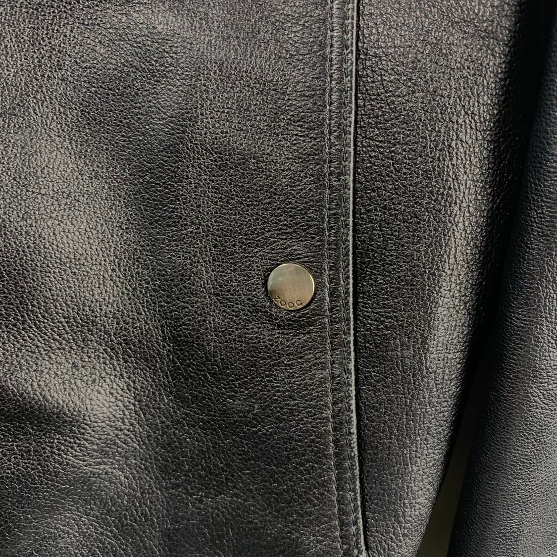 Vintage 빈티지 블랙 양가죽 레더 자켓 상품이미지4