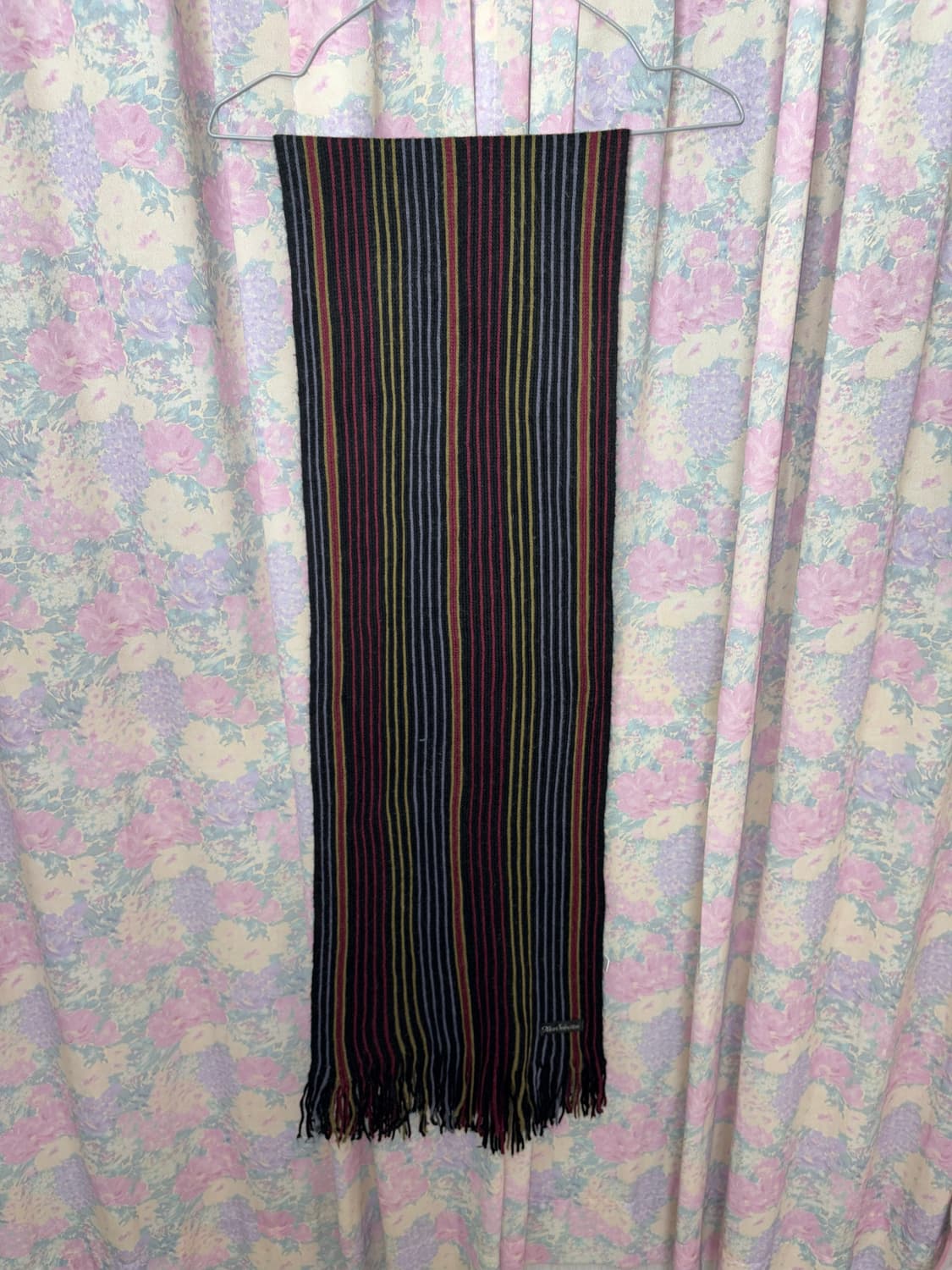 블랙 스트라이프 머플러 상품이미지5