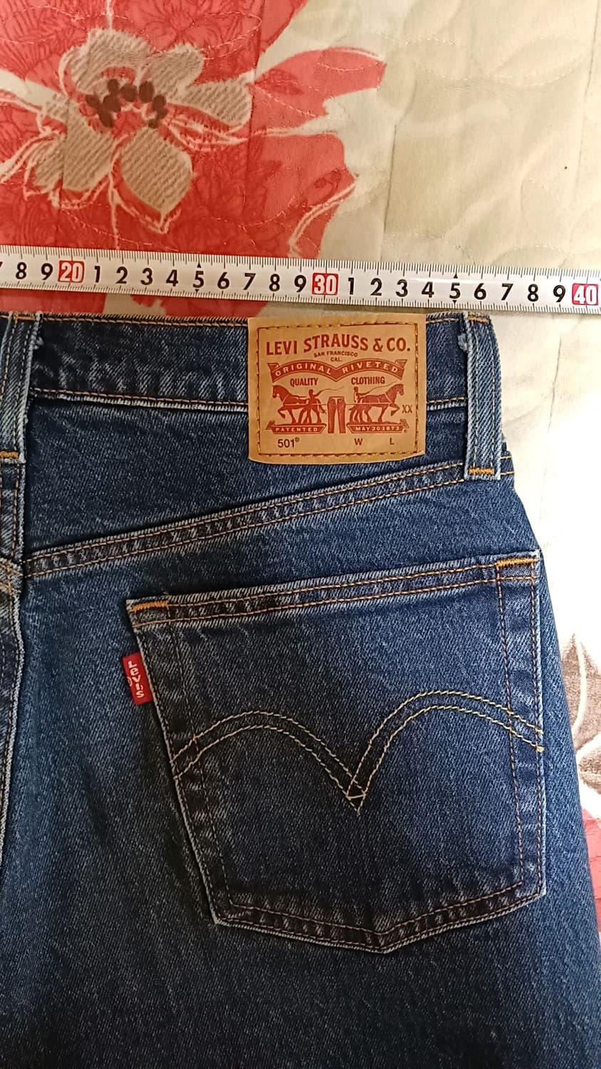리바이스 501 실측28인치 기장98 상품이미지8