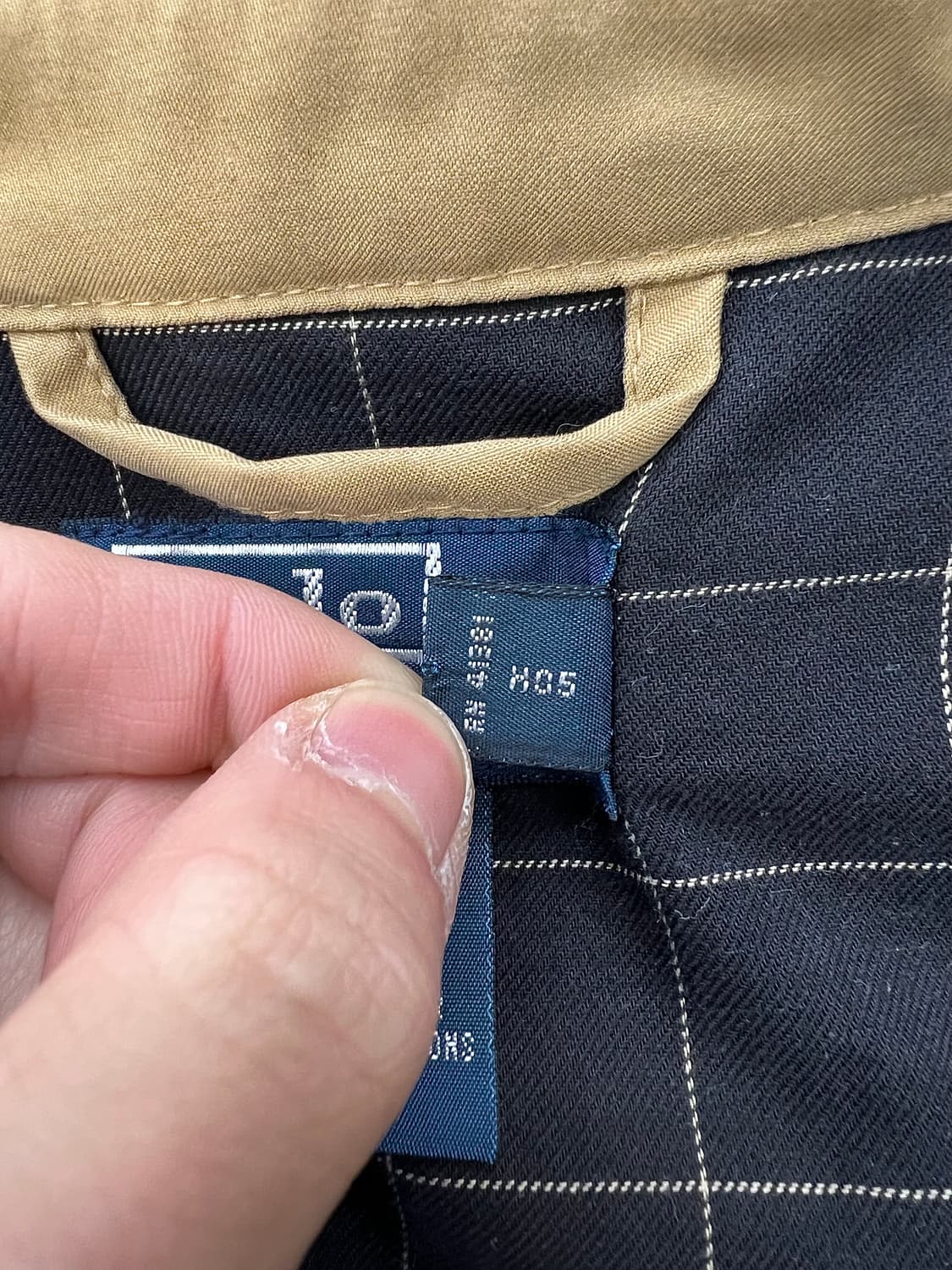 폴로 랄프로렌 베이지 폴리쉘 베이포트 해링턴 블루종 자켓 상품이미지8