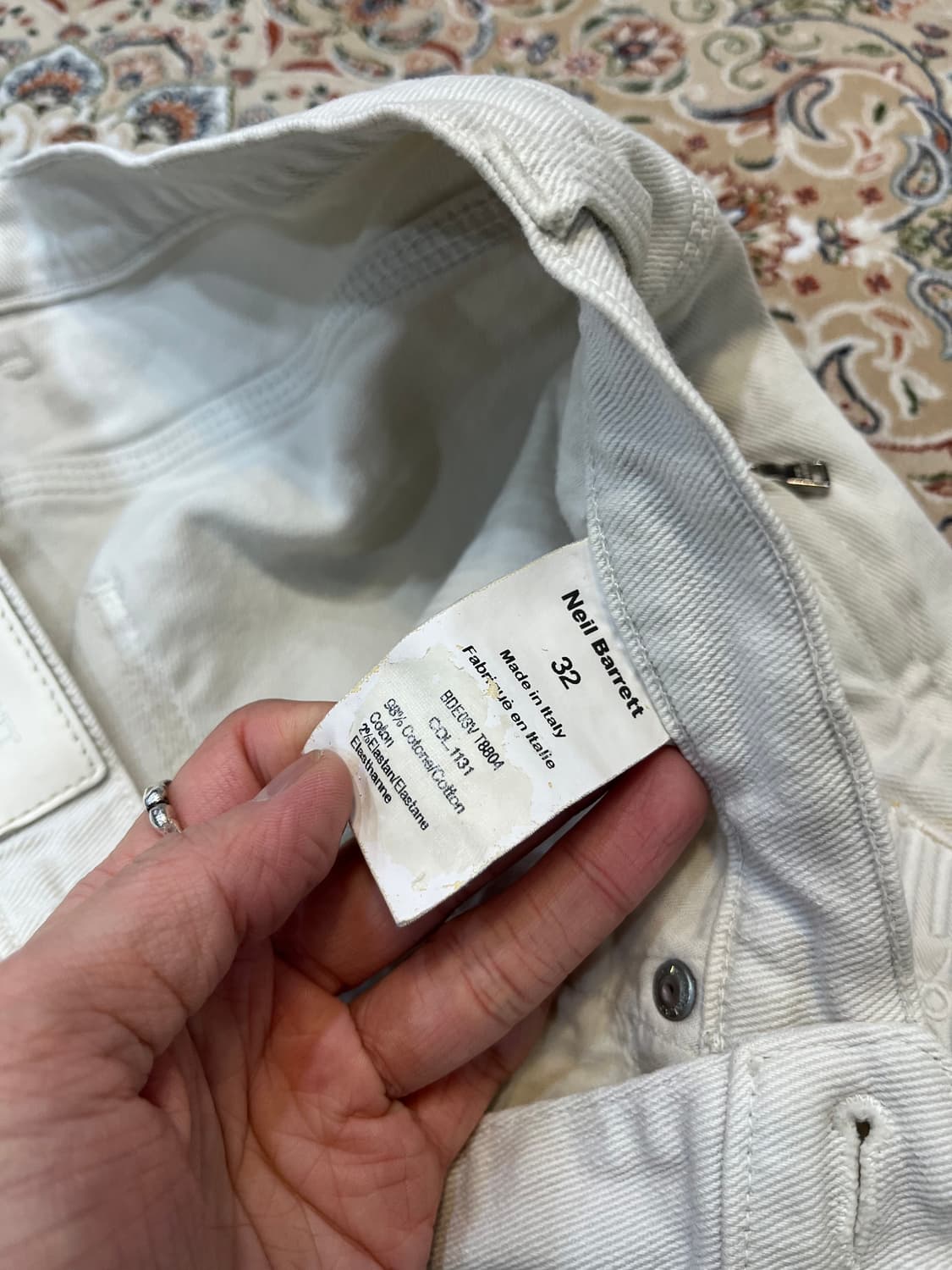 닐바렛 15ss 밀리터리 패치 데님팬츠 바지 상품이미지8