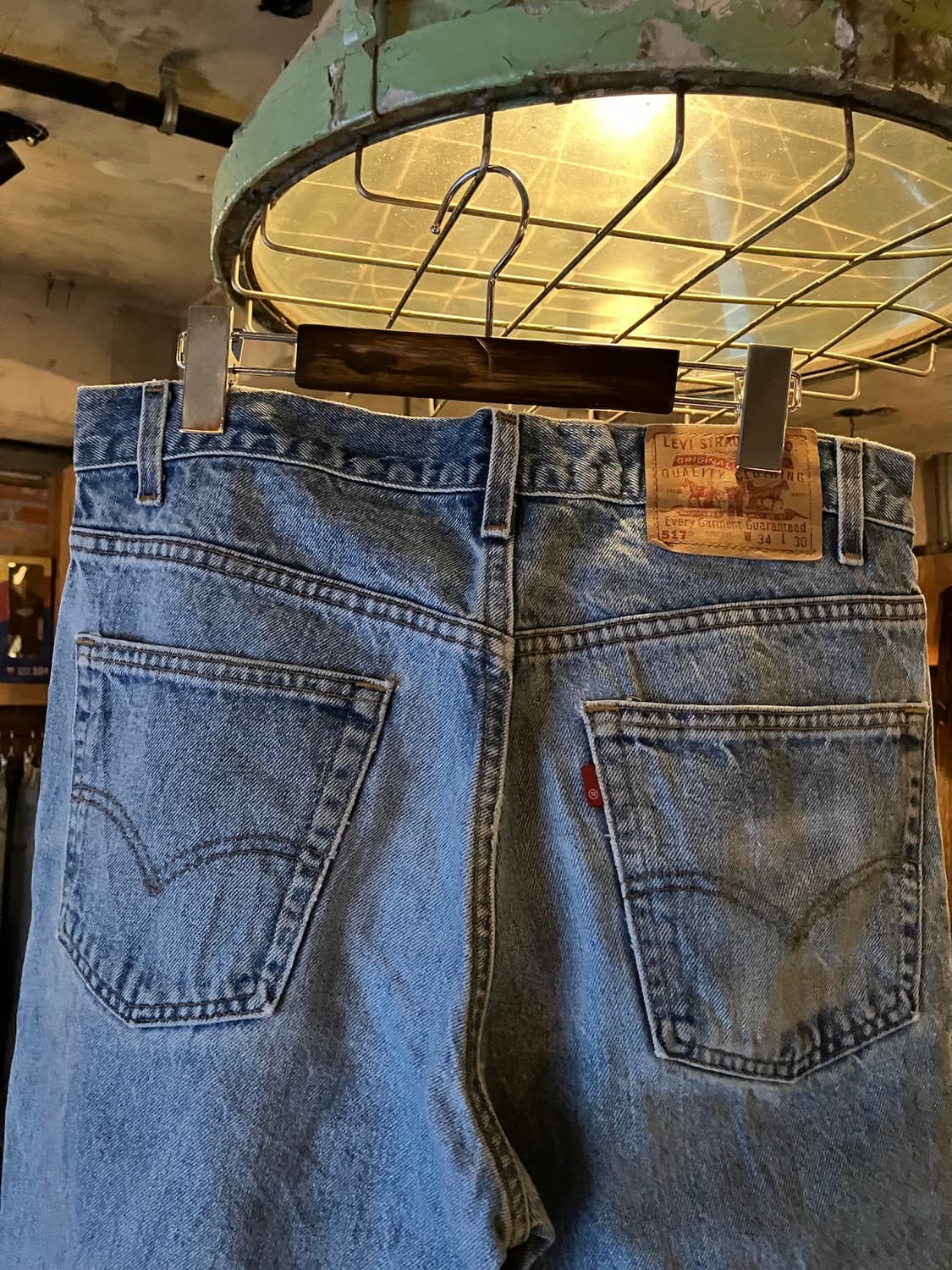 90s USA 빈티지 리바이스 517 부츠컷 데님 팬츠 상품이미지6