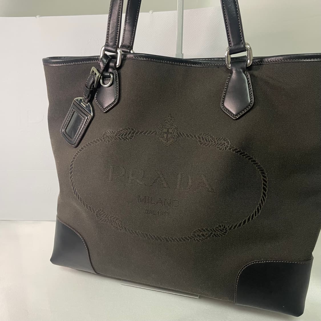 [A급] 프라다 캔버스 로고 숄더백 상품이미지8