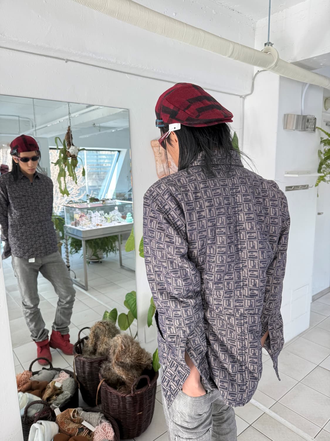 jacquard padded jacket 상품이미지4