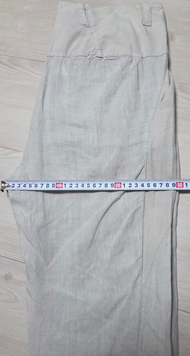 트렌짓 린넨펜츠 라이트베이지 xs(30) 상품이미지8