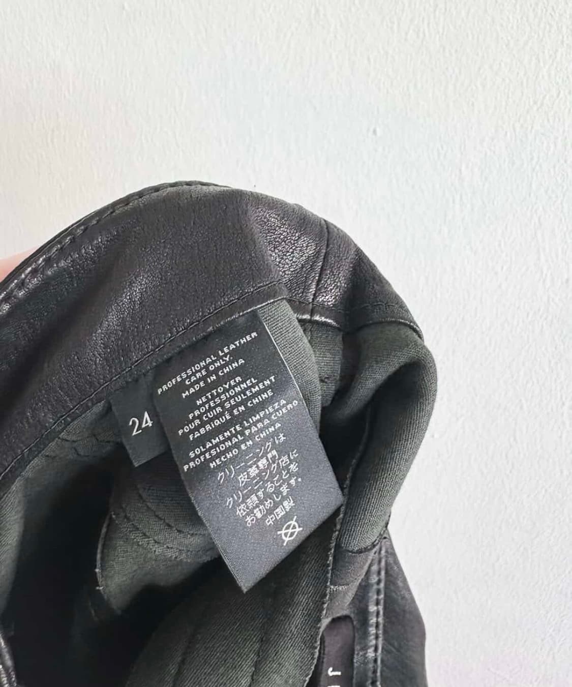 J Brand 카고 레더 바이크팬츠 상품이미지5