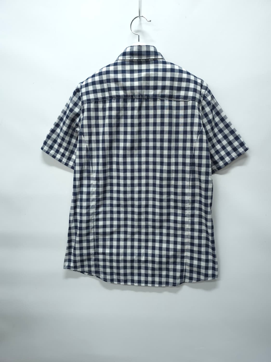 노스페이스 깅엄 체크 버튼다운 반팔 셔츠 (100) 상품이미지7