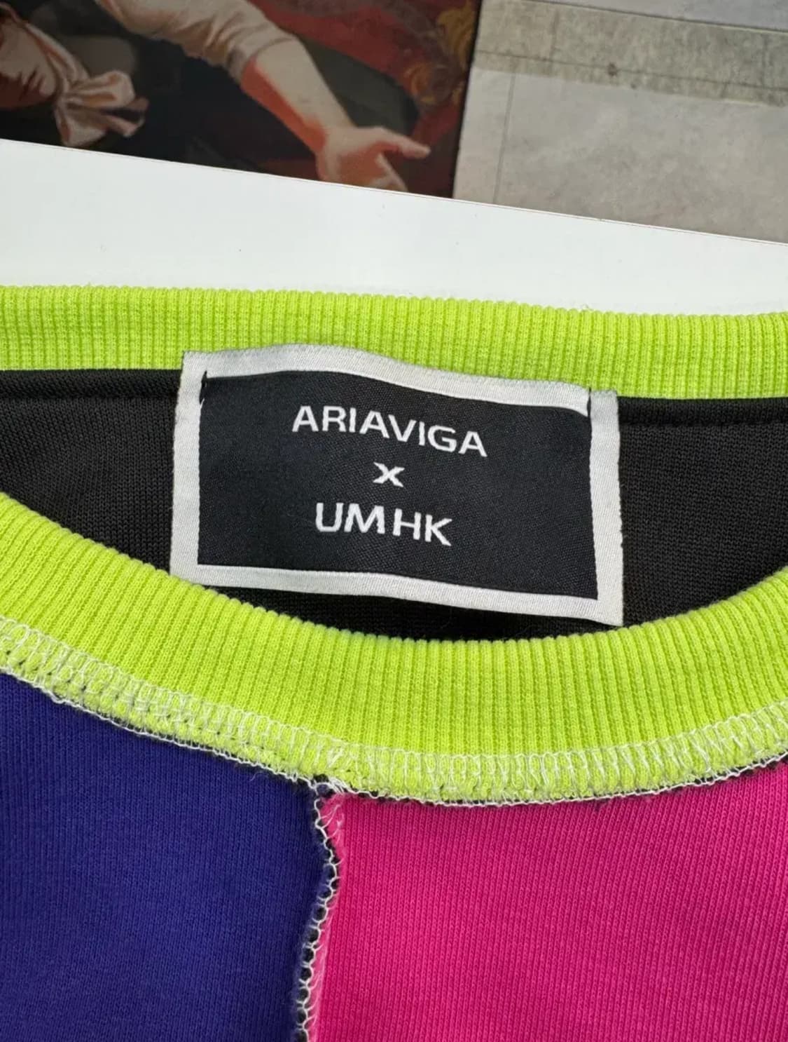 ARIAVIGA × UMHK 패치워크 그래픽 맨투맨/루니툰 캐릭터 상품이미지6