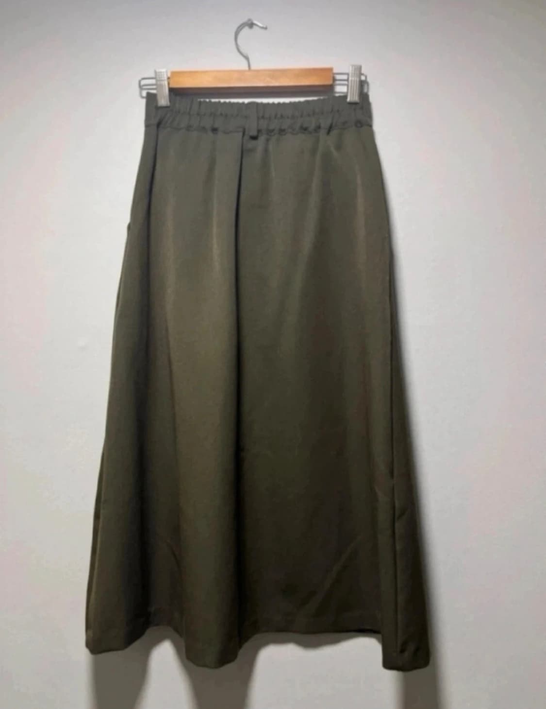 [새상품]카키 스커트 상품이미지2