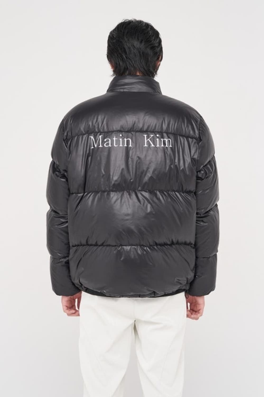 마뗑킴 패딩 s 마뗑킴 글로시 패딩 블랙 상품이미지2
