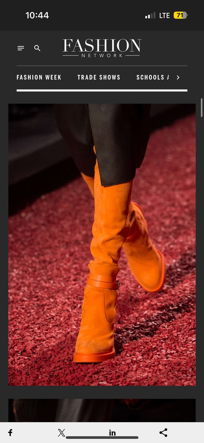 에르메스 Hermes 스웨이드 롱 부츠 240 정품 상품이미지8