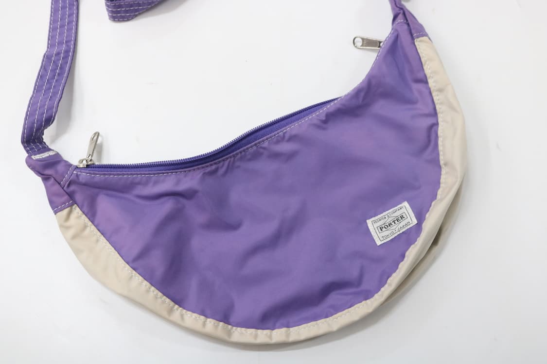 요시다 포터 나일론 반달 숄더백 퍼플 상품이미지3