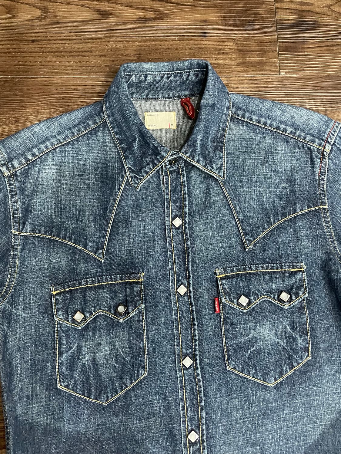 00s 리바이스 redloop 웨스턴 데님 셔츠 상품이미지2