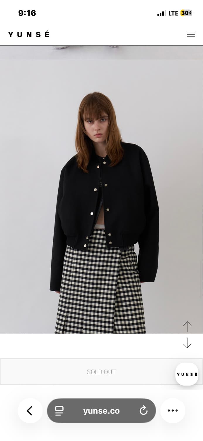 윤세 yunse 봄버 재킷 상품이미지1