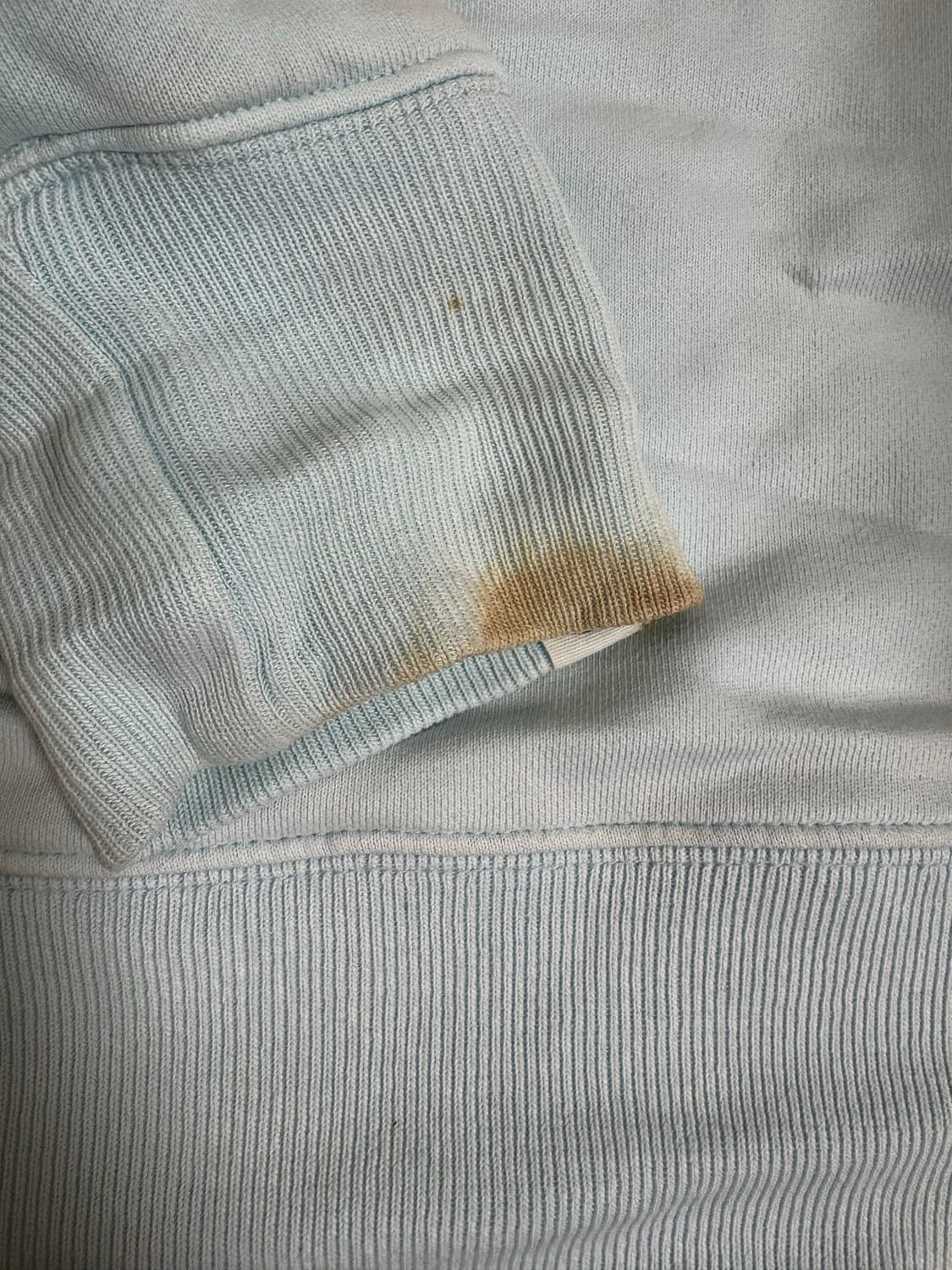 스투시 정품 하늘색 맨투맨 s 상품이미지4