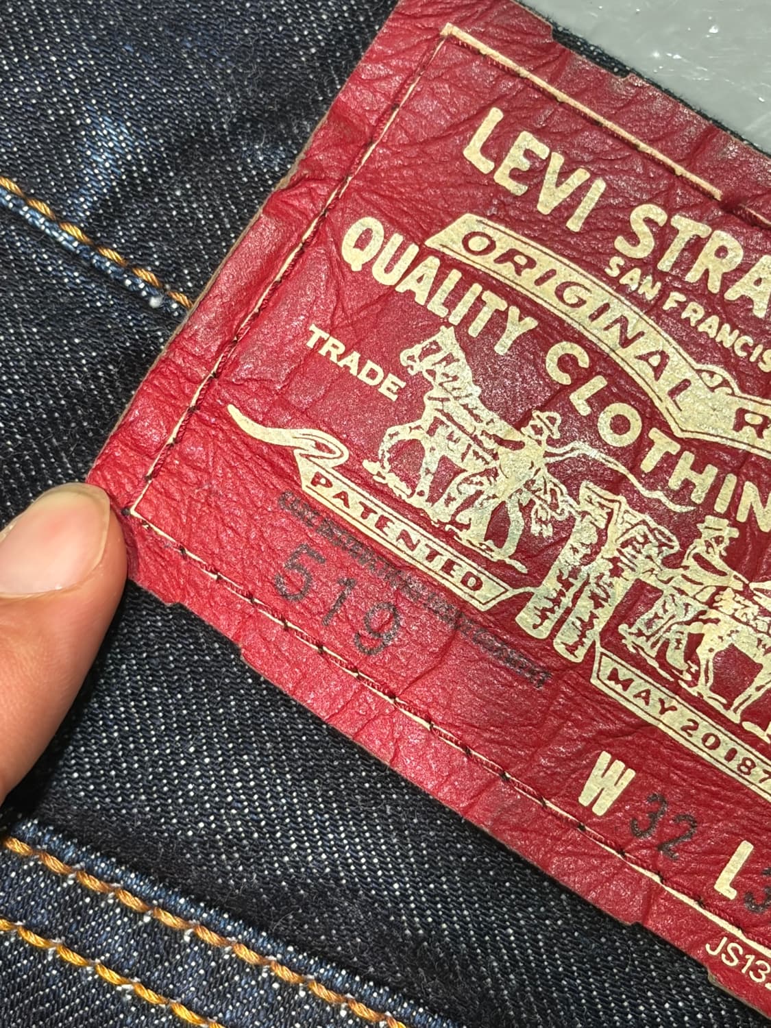 리바이스(Levi's) 재팬 519 데님 팬츠 상품이미지6