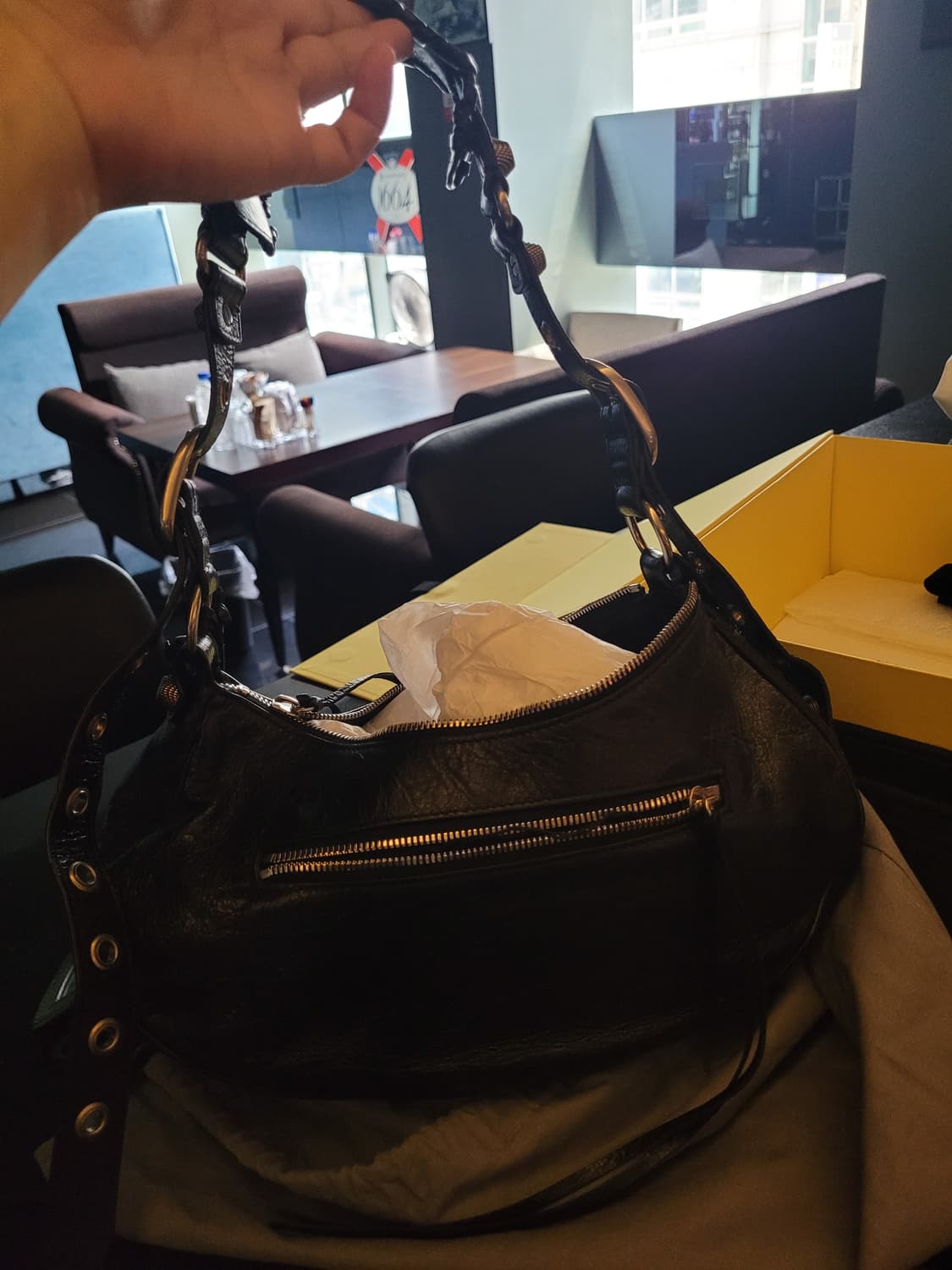 발렌시아가 르카골 스몰 블랙 상품이미지3