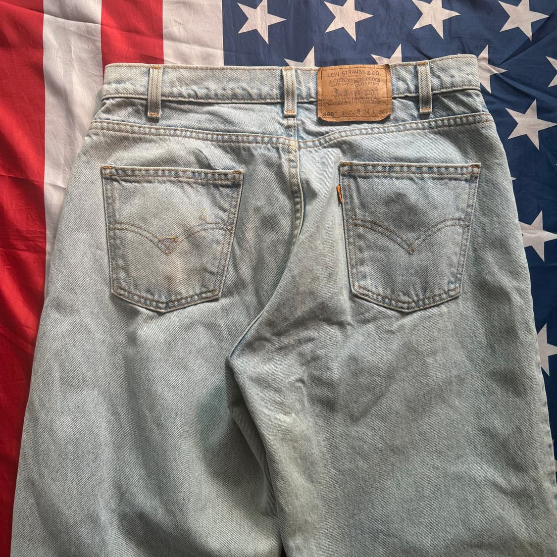 [32] Levi's 리바이스 90s 560 오렌지탭 데님 팬츠 -18 상품이미지8