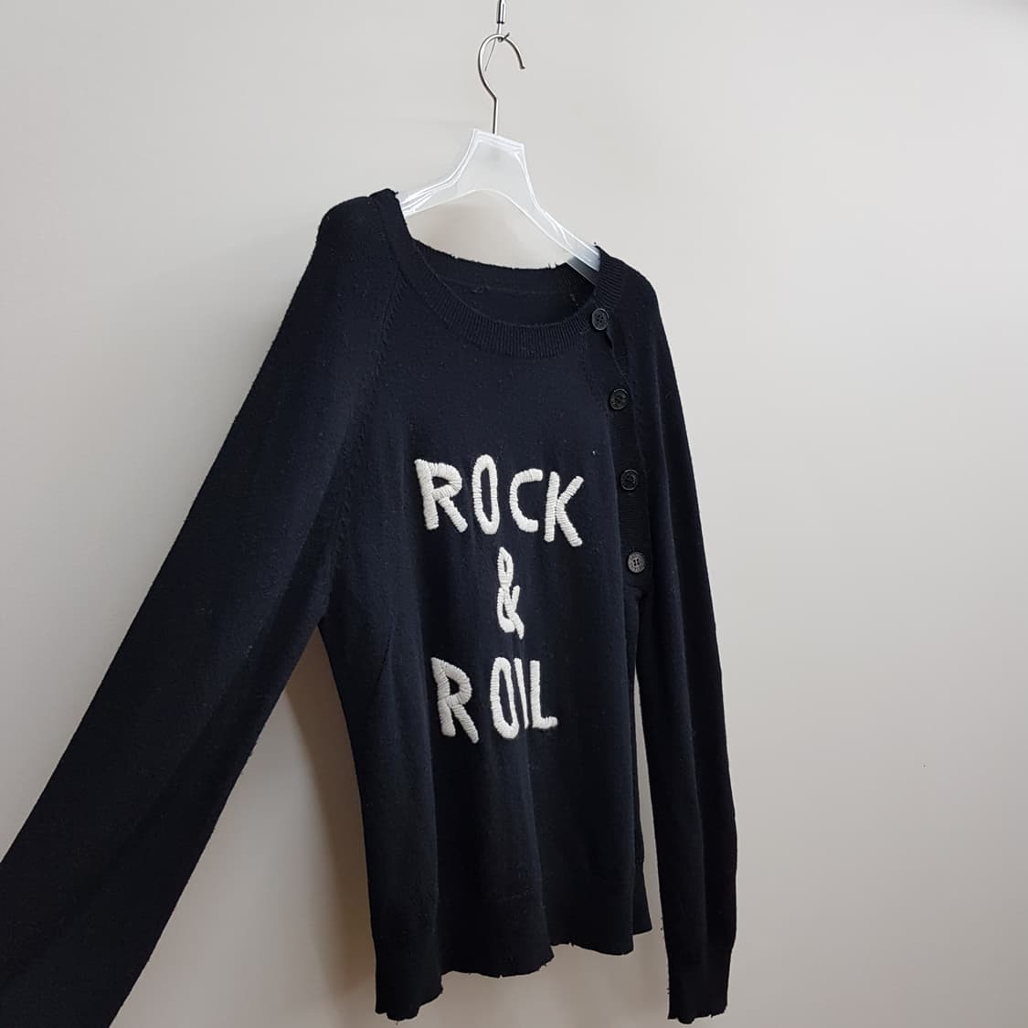 쟈딕앤볼테르 캐시미어 100 락앤롤 니트 S사이즈 상품이미지3