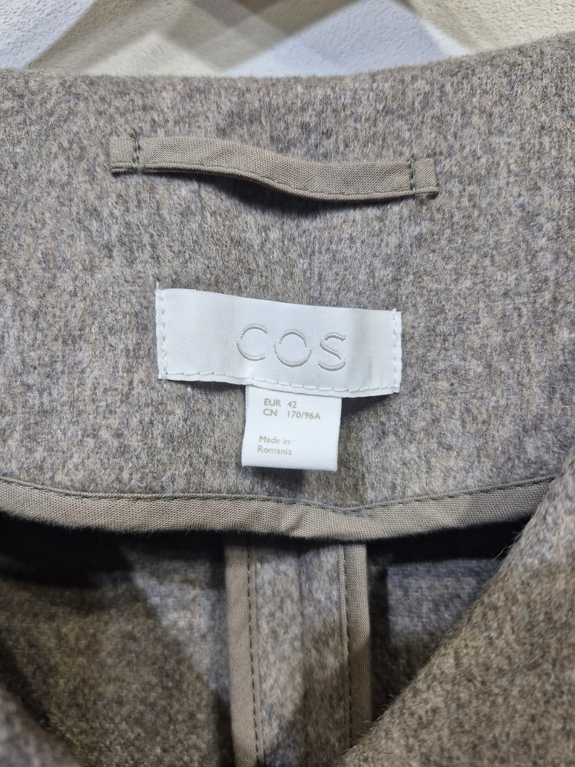 코스 COS 울혼방 벨티드 코트_42 상품이미지7