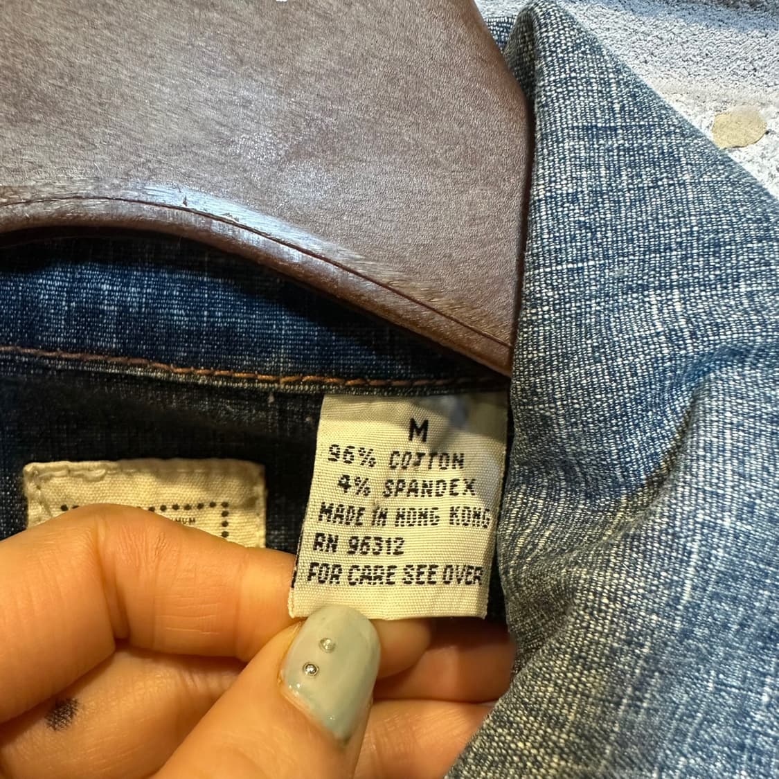 레이디 에니스 Y2K 데님 바이커 집업자켓 핀턱 밴드시보리 디테일 상품이미지6