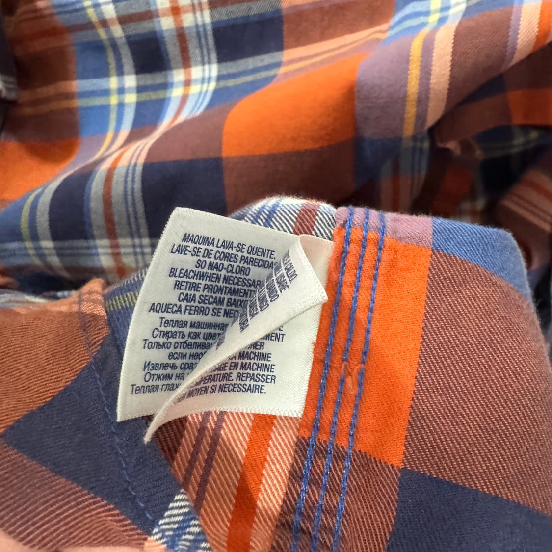 폴로랄프로렌 체크셔츠 XL(18-20) 실착 남성 95 상품이미지3