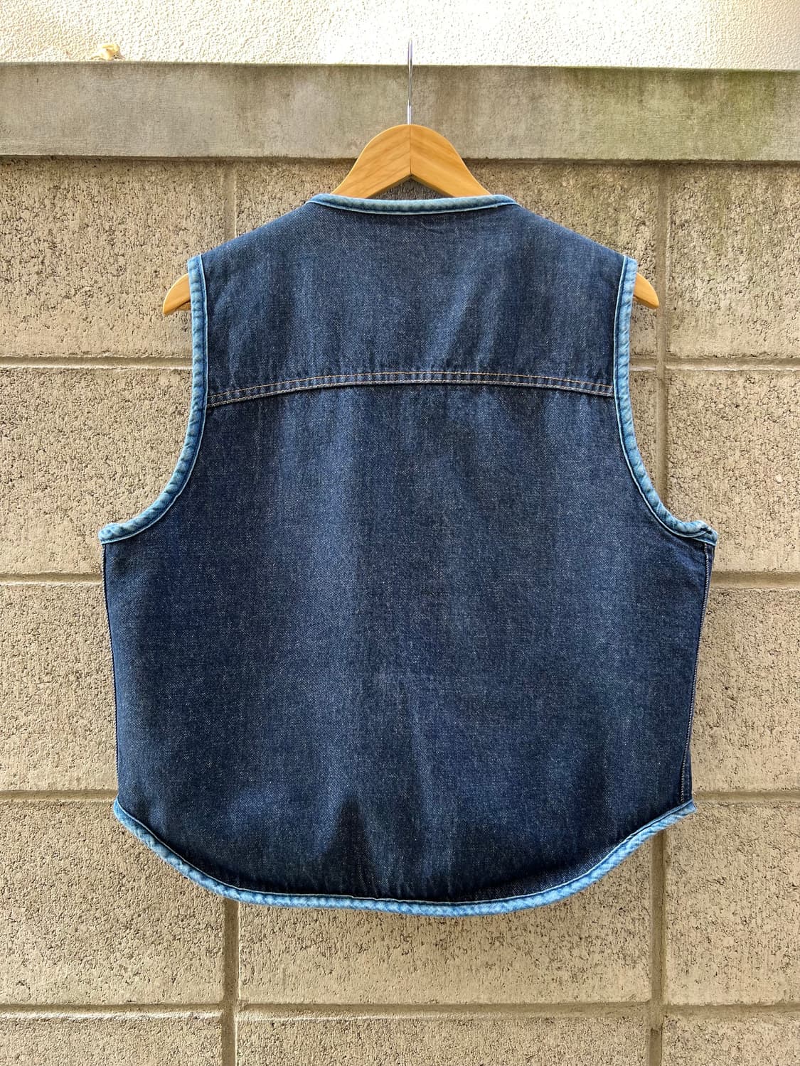 1970s SEARS ROEBUCKS DENIM 빈티지데님쉐르파베스트 상품이미지2