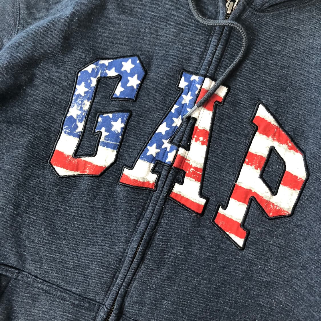 갭 성조기 로고 후드집업 상품이미지5