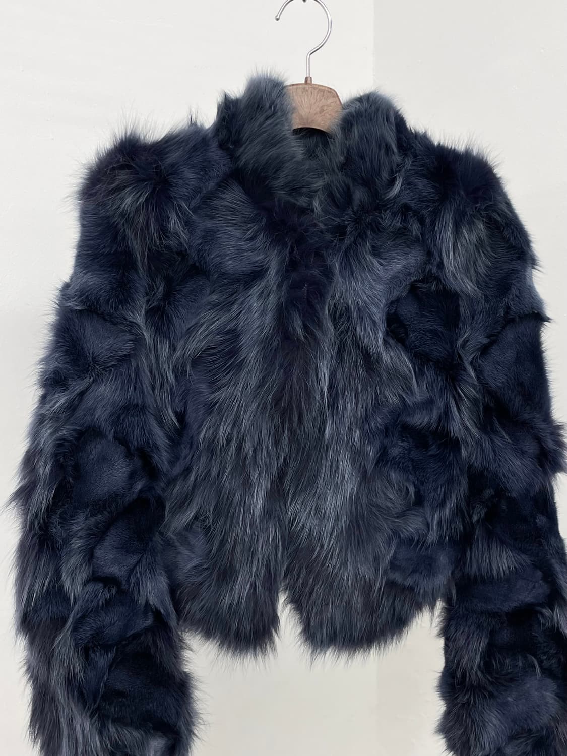 딥블루 폭스 퍼자켓 상품이미지3