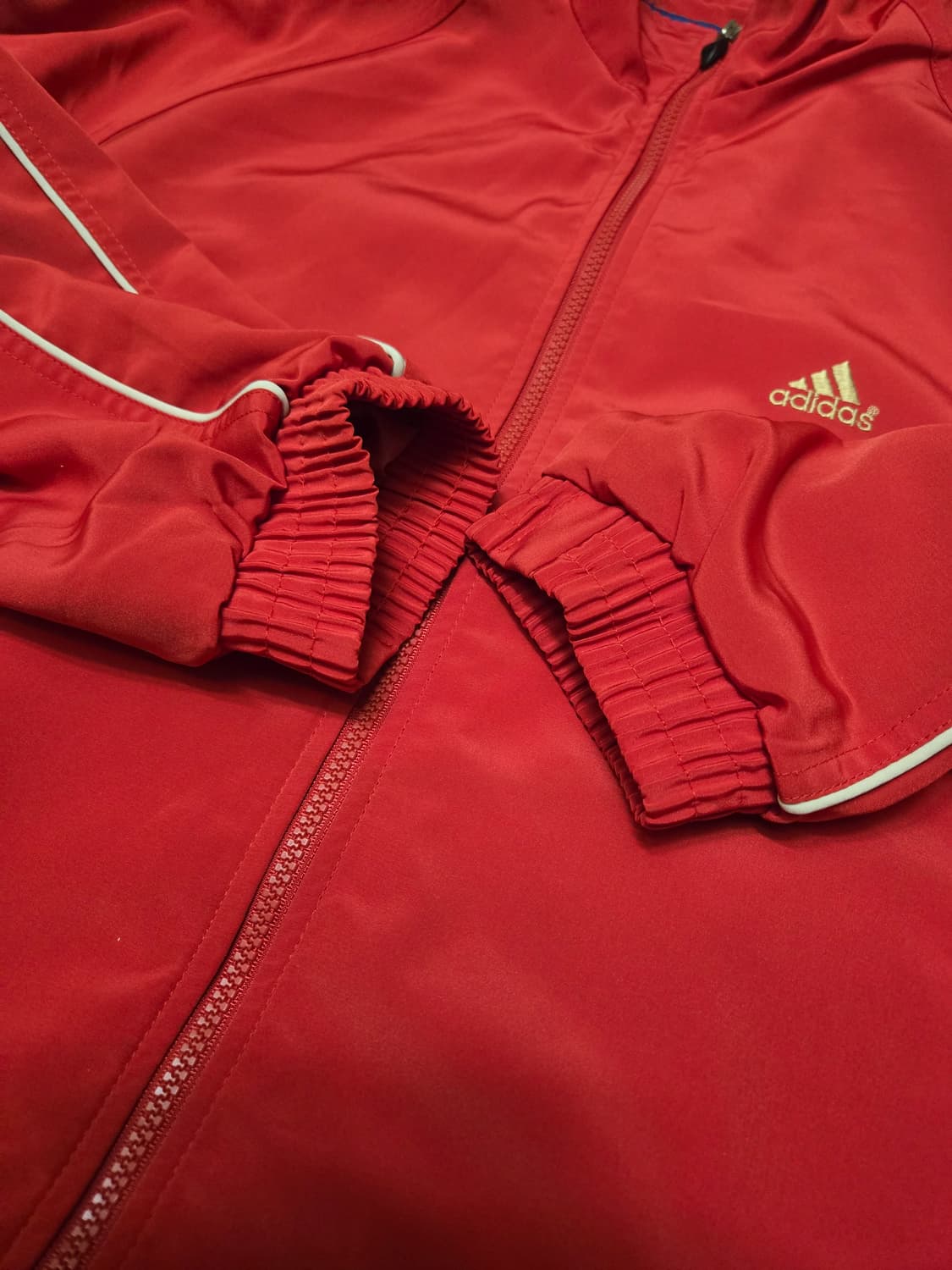 90s 아디다스 코리아  레드 자켓(L,100) 상품이미지2