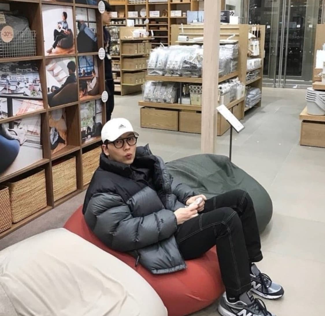 노스페이스 눕시700 패딩 그레이 L 상품이미지2