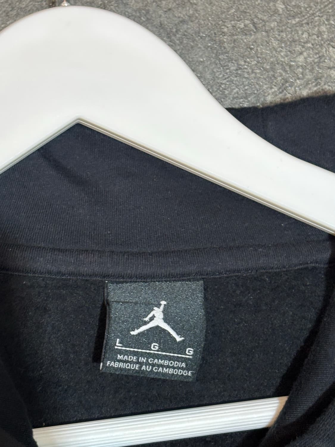 조던 후드집업 블랙 L사이즈 해외판 상품이미지5