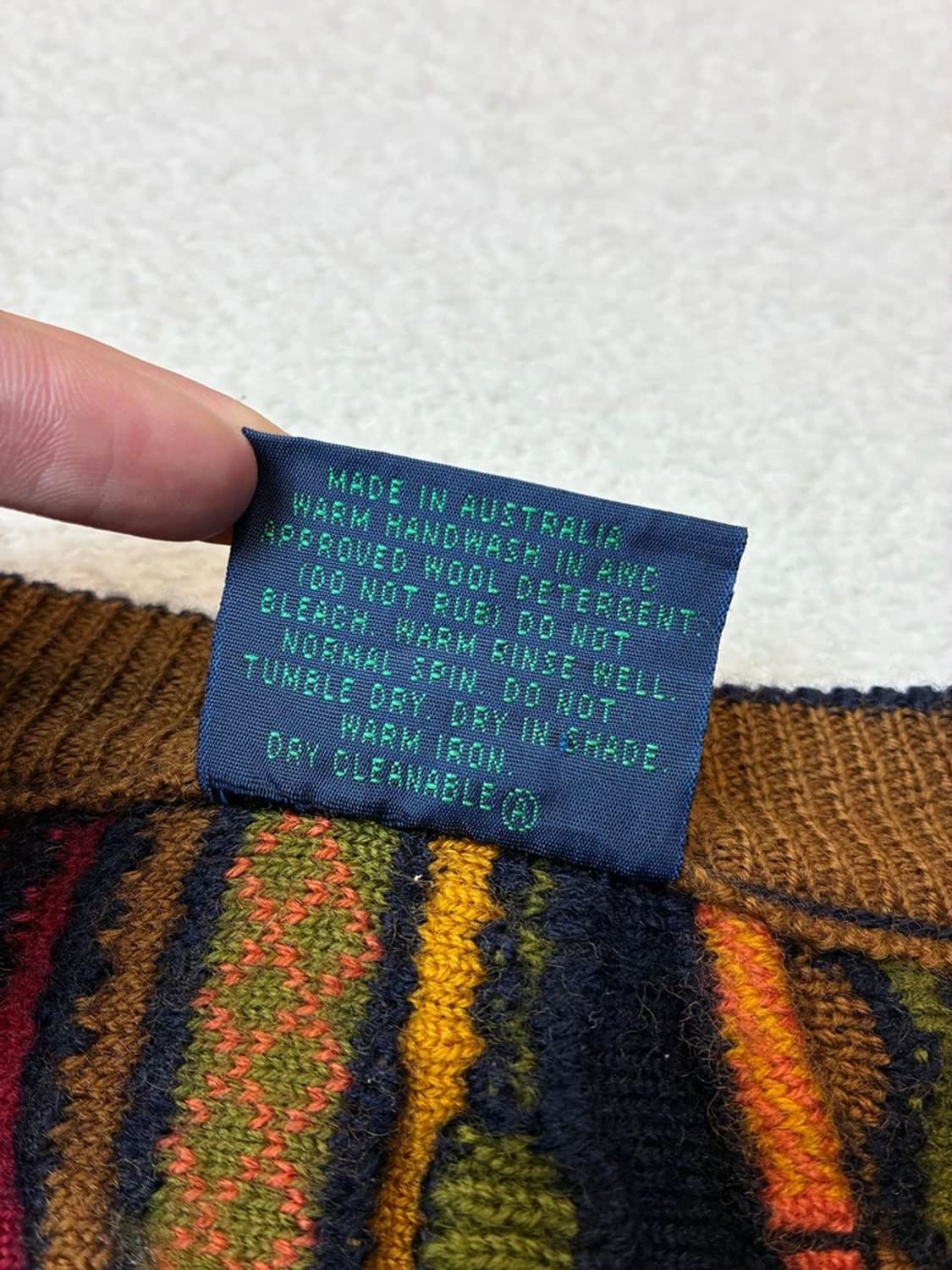 림노스 Limnos 90's 3D 케이블 크롭 울 니트 PN6203 상품이미지6