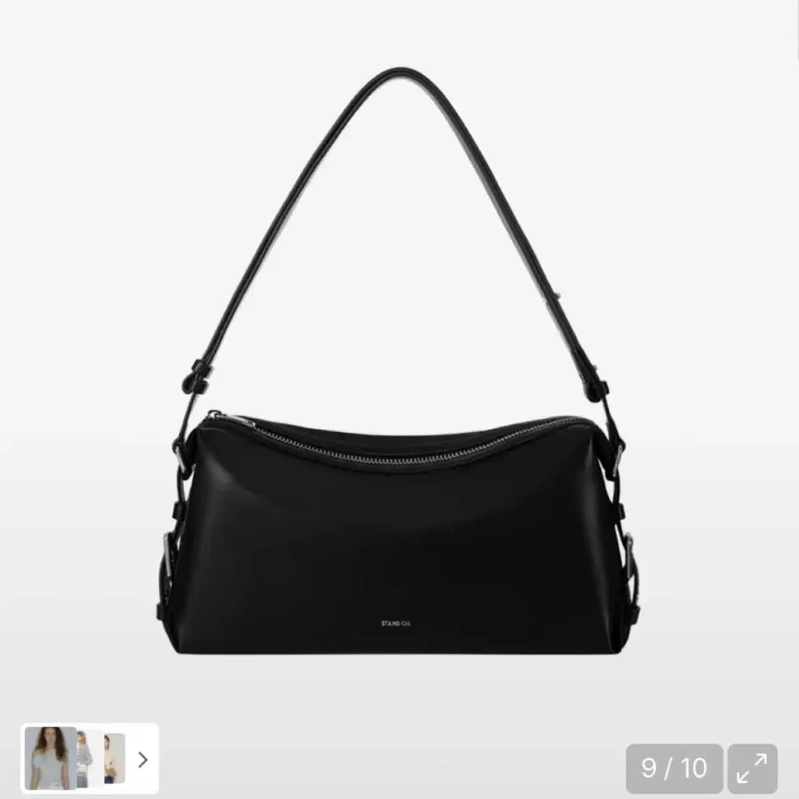 스탠드오일 머쉬스퀘어백 블랙 숄더백 스퀘어백 파인드카푸어 상품이미지1