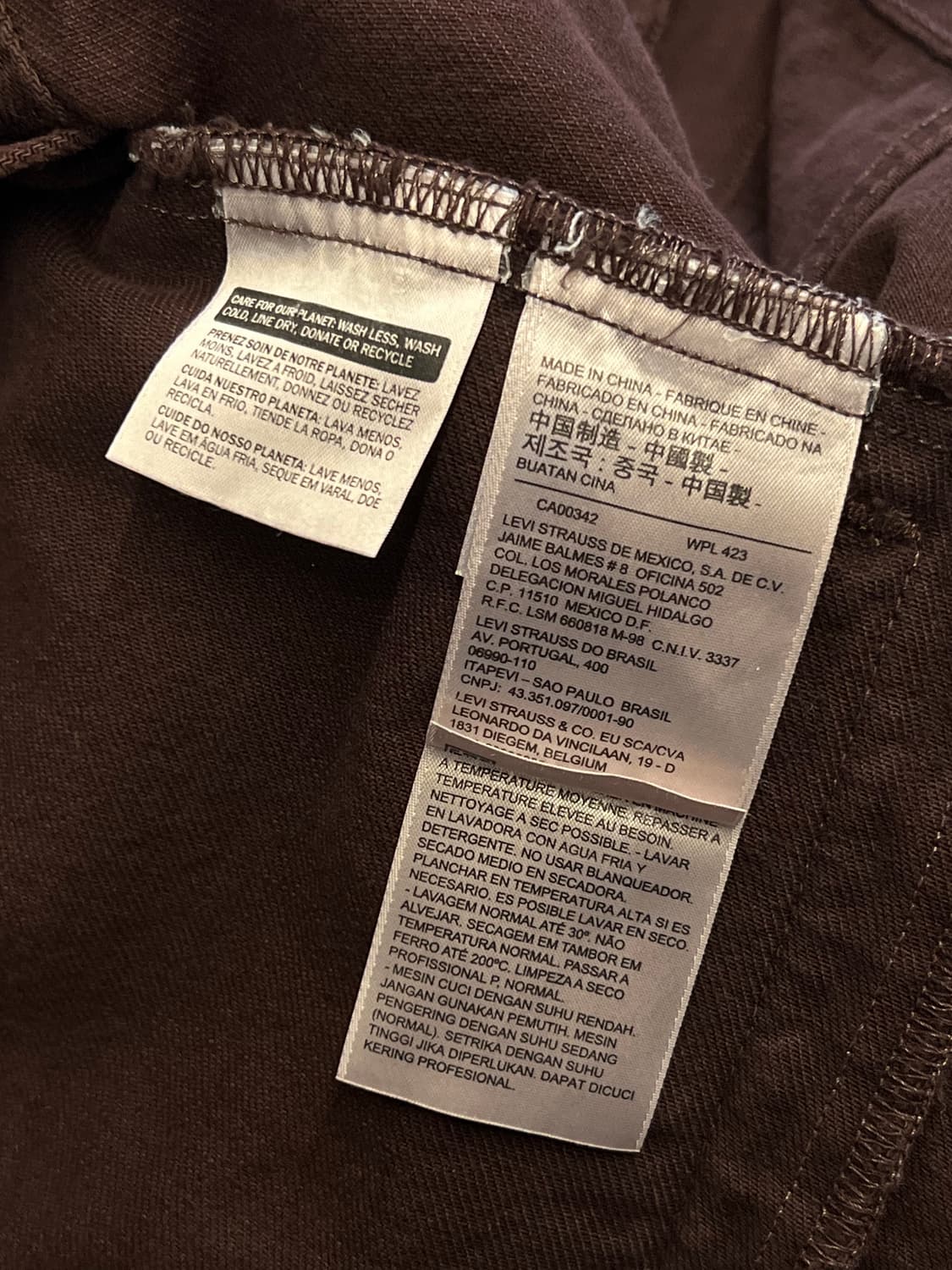 리바이스 브라운 트러커 자켓 처분  상품이미지4