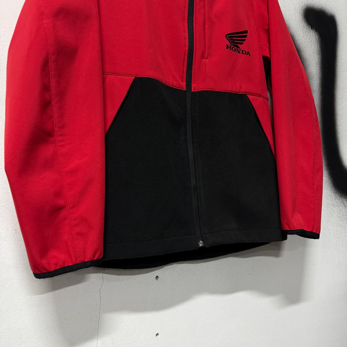 Honda x Gu 혼다 배색 레이싱 안감 플리스 후드 쉘 자켓 상품이미지4